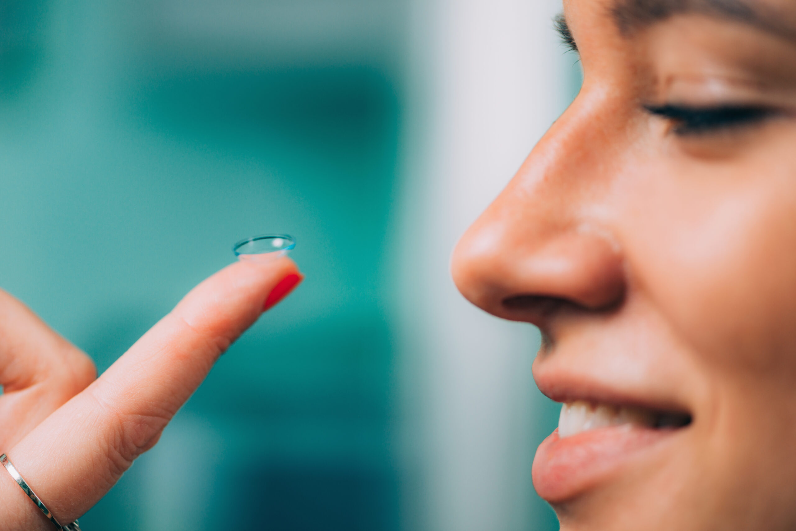 Enlever lentilles de contact